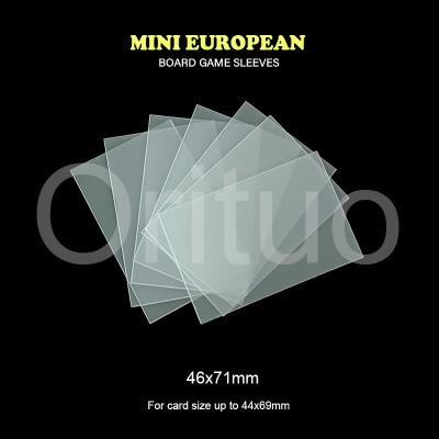 Chine Mini Sleeve Kings Mini pochettes pour cartes européennes 46x71mm Double Matte Non Glare à vendre