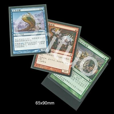 中国 標準的なカードの貯蔵のためのOEM MTGの注文の内部カード スリーブ65x90mm 販売のため