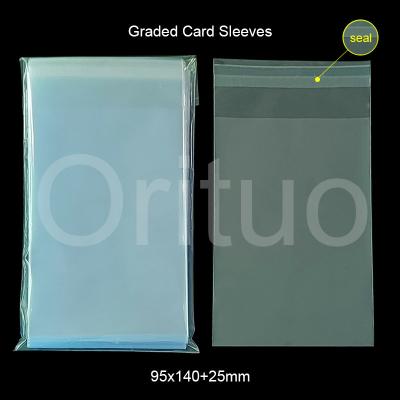 China Cpp Perfect Fit Fundas para tarjetas graduadas que se pueden volver a sellar 95x140+25mm Psa Slab Sleeves en venta