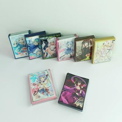 China Funda de tarjeta de comercio de personaje de anime personalizada Mtg OPP 66x91mm ISO en venta