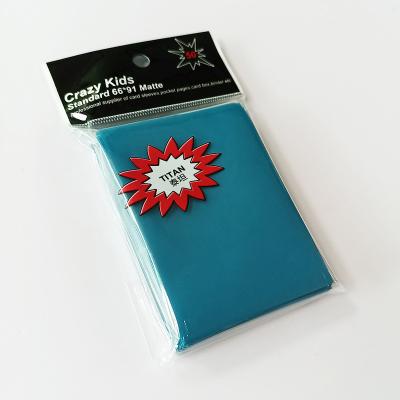 China WS Color Card Sleeves Blauw Sterke lasnaden Mat Getextureerde Oppervlaktebehandeling SGS Te koop