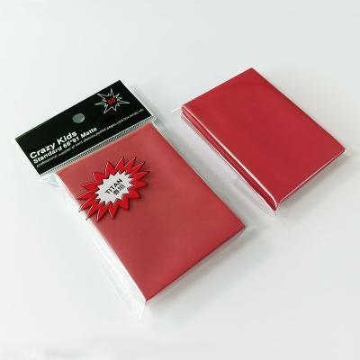 China Easy Shuffling Card Sleeves Rot 66 x 91 mm Spielkarten-Schutzhüllen SGS zu verkaufen