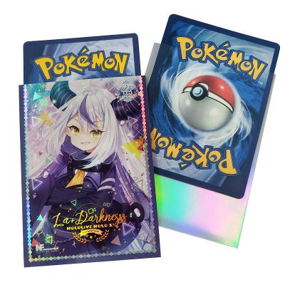 China Mangas lindas de la tarjeta de la muchacha del animado de Art Printing Card Sleeves Tcg de la historieta de la tarjeta del tamaño olográfico de encargo de la manga MTG Yugioh en venta