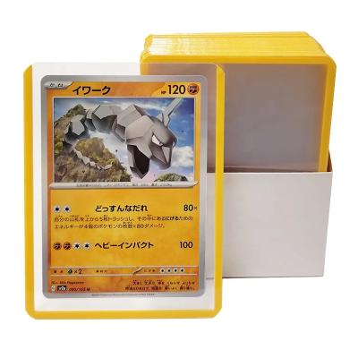 China Custom Logo PVC Toploaders Protectors 35pt Top Loading Card Holder For Trading Cards zu verkaufen