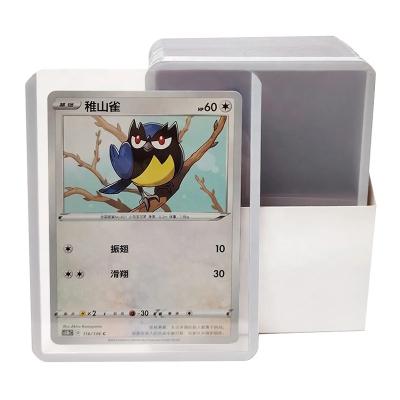 China Op maat gemaakt logo PVC Top-loading Trading Card Holder 3X4 Sports Card Toploaders Te koop