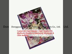 Custom Art Card Sleeves – High-Quality PVC, 66x91mm, Durable & Waterproof, Wholesale & OEM Available