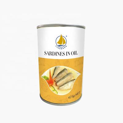 China Canned HACCP Approved Factory Sardine Types Of Canned Fish In Tomato Sauce Oil Brine for sale