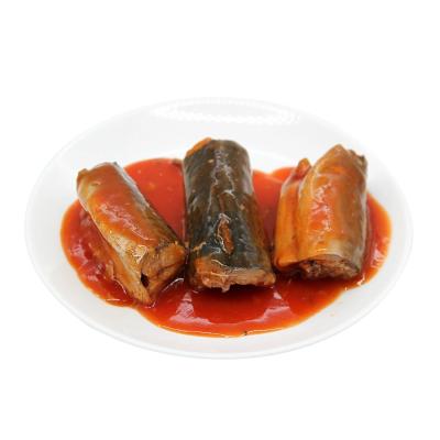 China 425g/155g Canned Canned Fish Suppliers Tomato Sauce Oil Brine Sardine Canned Fish Mackerel Tin Fish for sale