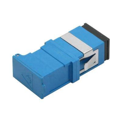 China good telecom network repeatability om1 sc dx UPC fiber optic coupler sc to fc simplex sc adapter with auto shutter for sale