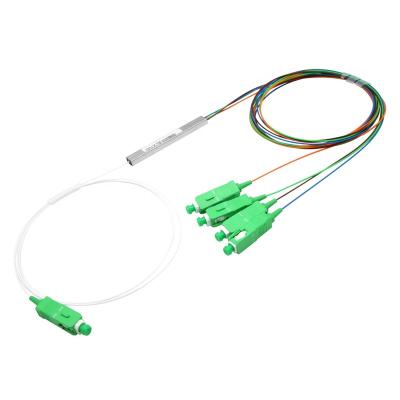 China FTTH FTTB FTTX Network Direct Manufacturer PLC Splitter Steel Pipes 1x2 PLC Splitter Fiber Optic Mini Without Connector Fiber Optic PLC Splitter for sale