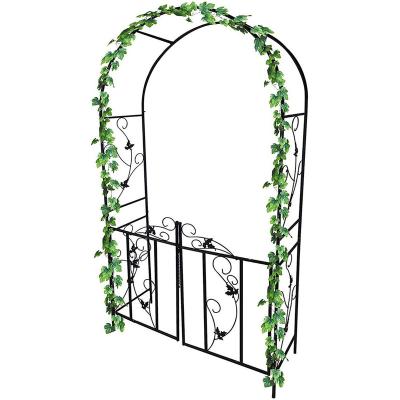 China Outdoor Garden Arched Arch Easily Assembled Warm Wedding Shaft With Door For Climbing Plant for sale