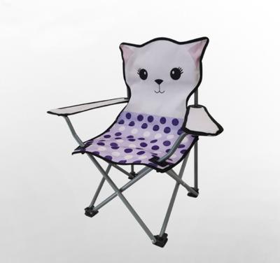 China Promotion Cartoon Pattern Folding Camping Chair Picnic Chair Folding Easy-carry Beach Chair With Armrest for sale