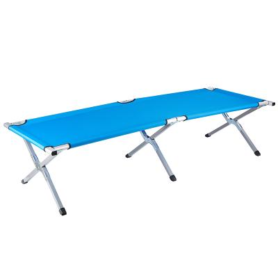 China Collapsible Portable Lightweight Folding Camping Bed Beach Bed for sale