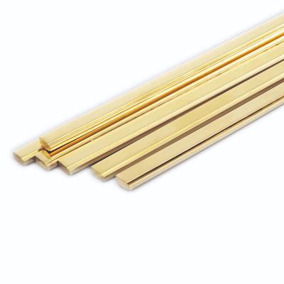 China CW511L Industrial Custom Yellow Copper Brass Bar ASTM C27450 for sale