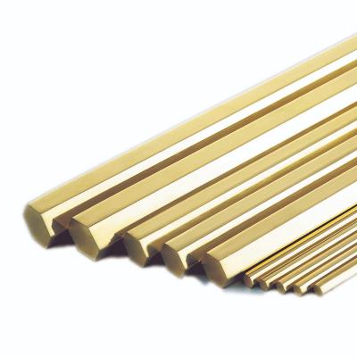 China Industrial high quality alloy HPb63-3 c3602 c36000 brass machining parts copper brass rod for sale