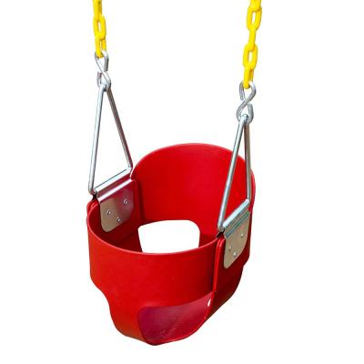 China Eco-friendly New itme Outdoor Eva Bucket Baby Kids Swing Seat Sets Metal Swing for sale