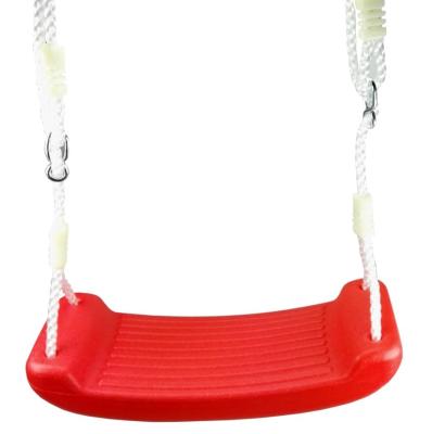 China Outdoor Colorful Kid Furniture Plastic Rope Swing Seat For Outdoor for sale