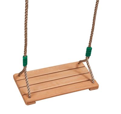 China Outdoor Furniture Customized LOGO Wooden Board Outdoor Tree Swing Seat For Kids for sale