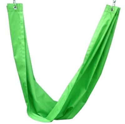 China Outdoor Anti Gravity Air Furniture Yoga Hammock Swing Hangers Fabric Aerial Trapeze Mat With Logo for sale