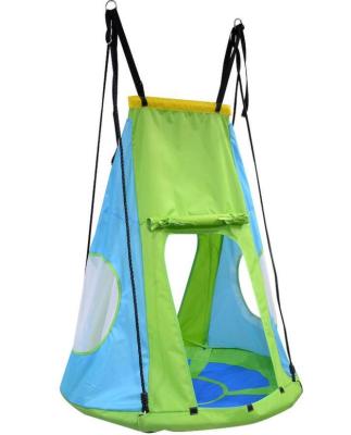 China Eco - Friendly Kids Round Swing Tent Patio Tree Swing for sale