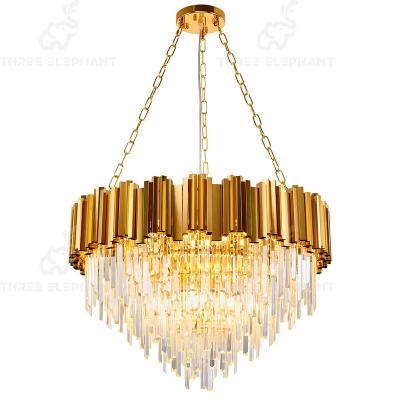 China Modern Modern Crystal Chandelier Lighting Fixtures Living Room ChandelierDining Room, Attic, Hanging Chain, Nordic Lighting for sale