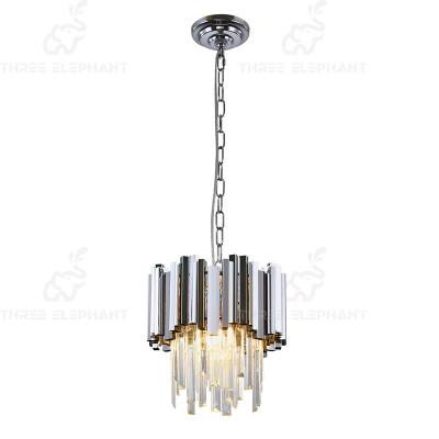 China Gold Modern Luxury Crystal Chandelier, Round Contemporary Crystal Chandelier for Living Room and Kitchen Island for sale