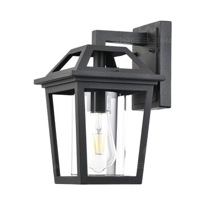 China Morden High Quality Black Outdoor Wall Lamp, Aluminum Rust Proof and Waterproof Lamp, Outdoor Porch and Yard Wall Lamp for sale