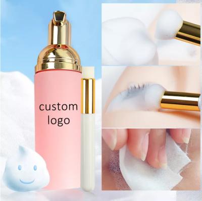 China High Quality Natural Private Label Eyelash Extension Wash Foam Detergent Lash Shampoo Brush for sale