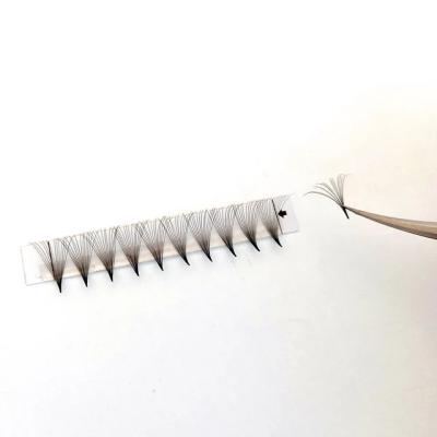 China Natural Hot Long Sale Sizes All Wholesale Easy Volume Fans Eyelash Promade Loose Fan Good Quality Russian Fan Eyelash Extensions for sale