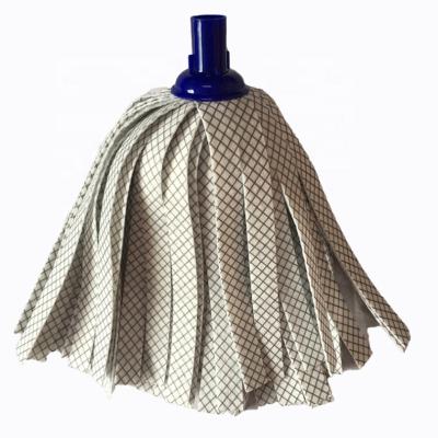 China Viable Wholesale Needle Punched Viscose/Polyester Nonwoven Mop Head Household Nonwoven Mop Head Refill for sale