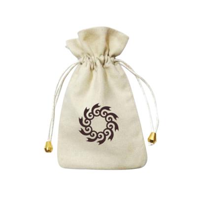 China Small Durable Pouch Recyclable Custom Organic Cotton Cotton Canvas Gift Packaging Bags for sale