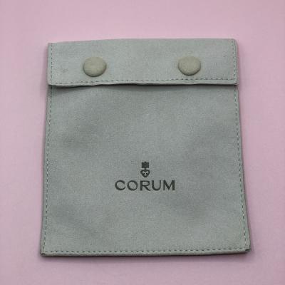 China 2021 Fashionable Hot Sale Design Gray Bag Jewlery Suede Pouch Gift Packing Planner for sale