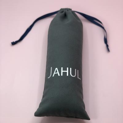 China Suede 2020 Trending Products Logos Printed Dust Drawstring Jewelry Bags Eco Friendly Suede for sale