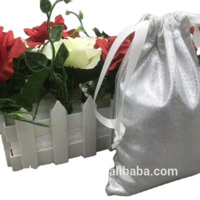 China High Quality White Soft Squins Sequin Wedding Travel Package Pouch Gift Bag Candy Bag for sale