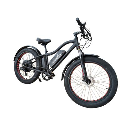 China 26*4 Aluminum Alloy Aluminum Alloy Lithium Battery Inch Fat Tire 6 Speed ​​Electric Snow Mountain Bike 1000w 48v Bicycle for sale