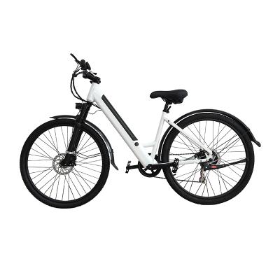 China Aluminum Alloy Shimano 7 Popular Speed ​​City Cocos 26*2.125 Inch Tire Electric Bike With 36V 10.4Ah Lithium Battery for sale