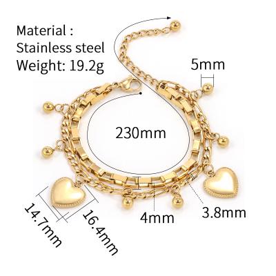 China Custom Vintage Shape Chain Bracelet and OEM&ODM Acceptable Chain Bracelet for Hot Sale Jewelry for sale