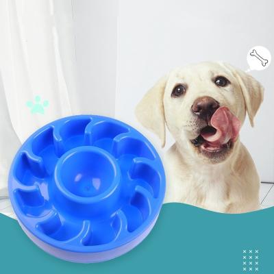 China Food Grade Sustainable PP Pet Slow Feeder Bowl Anti-Clog For Fast Eating Dogs Best Selling Pet Bowl Dog Bowl for sale