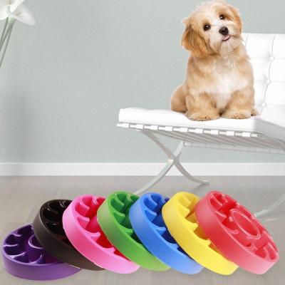 China Eco-Friendly Sustainable Pet Multicolor Luxury Portable Anti-Clogging Sun Shape Slow Feeder Cat Dog Bowl Sublimation for sale