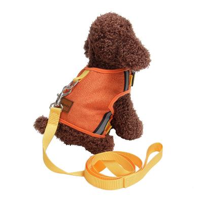 China Factory Direct Selling New Customized Dog Style Dog Trunk Strap High Quality Pull Back Pet Vest Fiber Vest Trunk Set Strap for sale