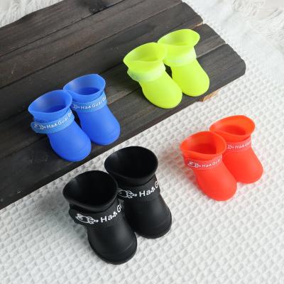 China Viable For Pet Rain Boots Anti-Slip Waterproof Dog Shoe Others Shoes for sale