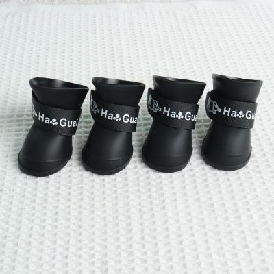 China Viable Silicone Rubber Dog Boot Adjustable Non-Slip Waterproof Anti-Skid Rain Boots Socks For Small Medium Large Dogs Pet Supplies for sale