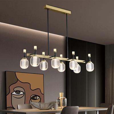 China Easy Installation Living Room Decorative Ceiling Simple Hanging Pendant Lights Surround Rings Gold Luxury Modern Led Chandelier for sale