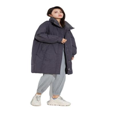 China Self-design Casual Warm Comfortable Winter Hooded Women's Down Jacket Breathable Jacket for sale