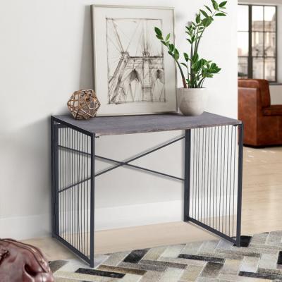 China EU Stock Modern Mirrored Glass Console Tables Foldable Console Table Marble Foldable for sale