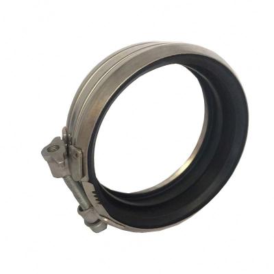 China Home/All Industries/Factory & Stainless Hardware / Pipe Fittings Low Cost Double Thread Hose Clamp Pipe Reducer Clamp for sale