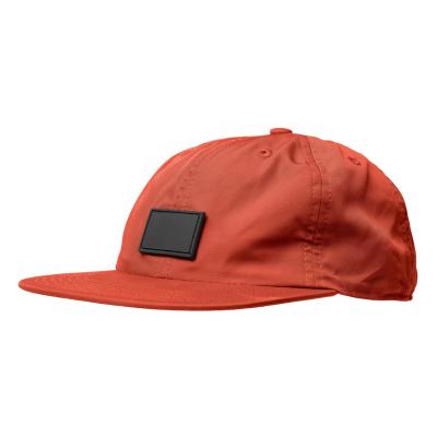 China COMMON Custom 5 Panel Flat Brim Sport Running Cap , Blank Outdoor Golf Hats for sale