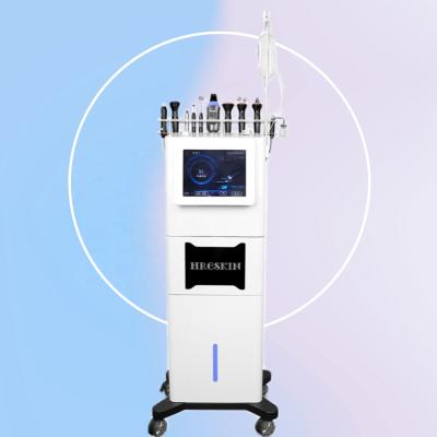 China Exfoliators Sincoheren 12 Handles Derma Surfacing Microcurrent Facial Microdermabrasion Skin Care Medical Center Machine for sale