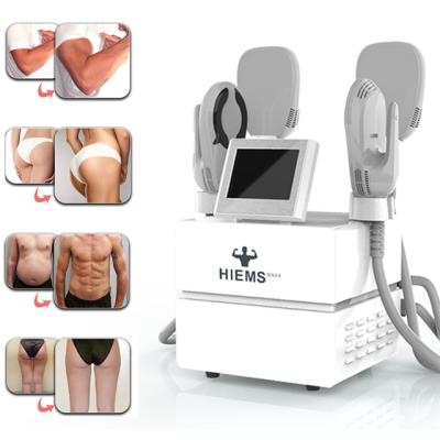 China 2022 Best Selling 4 Handles Muscle Building Weight Loss Body Slimming Pro EMS Hi-emt Machine for sale