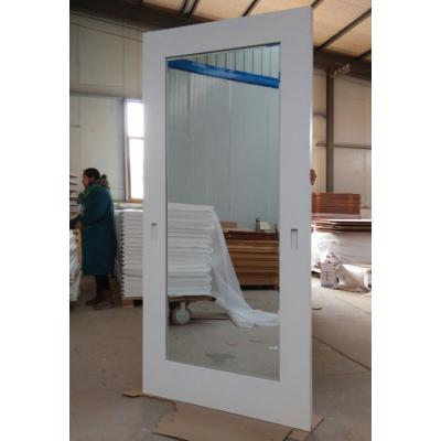 China Sliding Hampton Inn Sliding Door With Mirror For Bathroom And Closet for sale